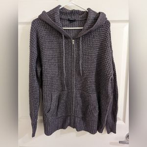 Torrid knit sweater zip up hoodie